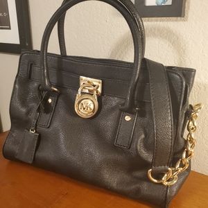 Mk Michael Kors Hamilton handbag black